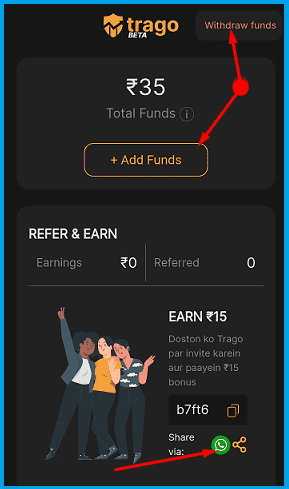 Trago App Refer And Earn