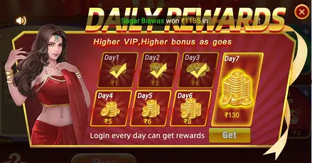 Teen Patti App Daily Reward