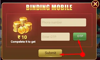 Teen Patti Champion Binding Mobile Number