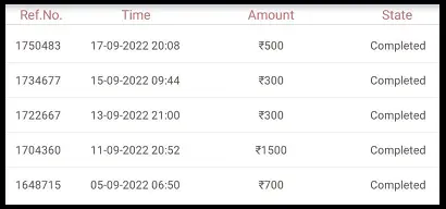 Teen Patti Online Withdraw Proof