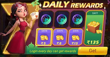 Teen Patti Gold App Daily Login Reward