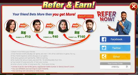 Rummy Thumb App Refer & Earn