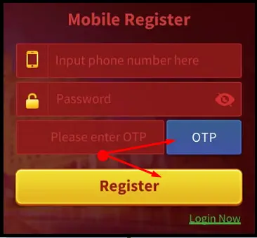 Rummy Master App Register & Login