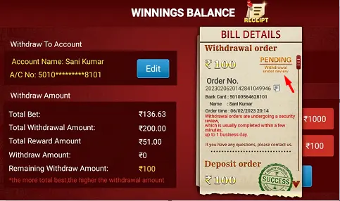 Poker Master Casino Withdraw Proof