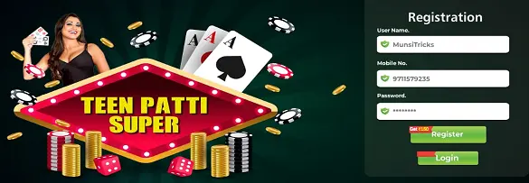 Teen Patti Super App Registration