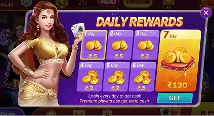 Teen Patti World App Daily Bonus