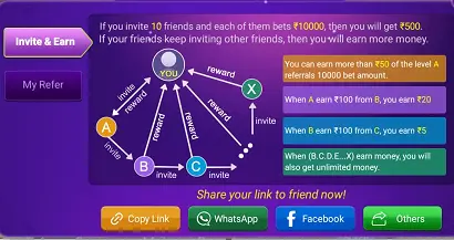 Teen Patti World App Refer  Earn