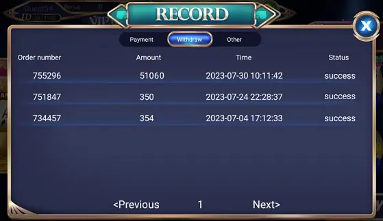 Teen Patti Sea Withdrawal Record