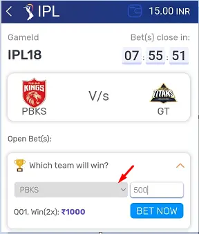 FastWin App IPL Event