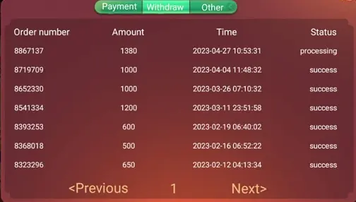 Rummy Nabob App Withdraw Proof