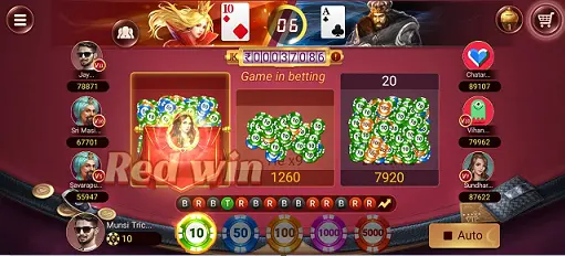 Teen Patti Pop Red vs Black Game