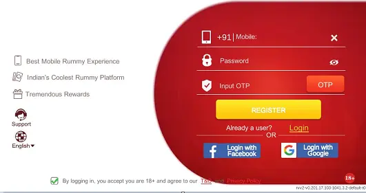 Rummy Pro App New Register