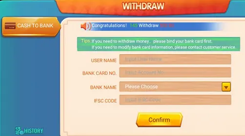 Shub Bet Rummy Add Bank Account