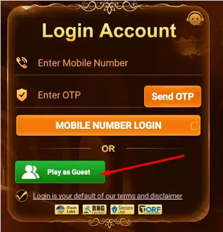 Teen Patti Blitz Login