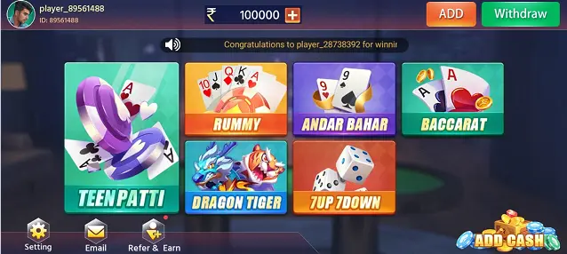 Teen Patti Rush App