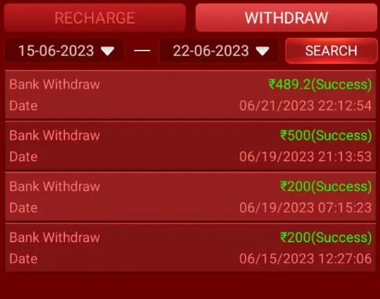 Teen Patti Lotus Withdraw Proof