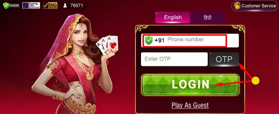 Teen Patti Charm App Login