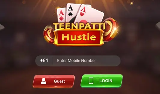 Teen Patti Hustle App Login