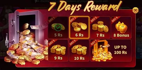 Rummy Apna 7 Days Login Reward