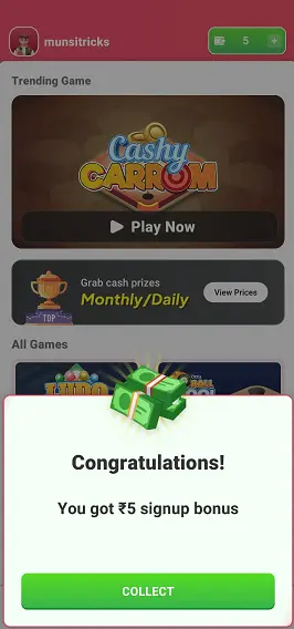 Citta Games App Login Bonus