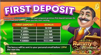 Rummy Moment App First Deposit Offer