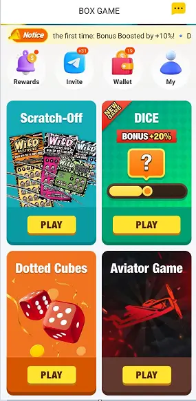 Box Game App