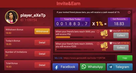 Rummy Bharat App Refer & Earn