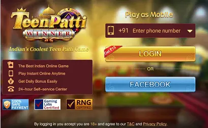 Teen Patti Winner App Login